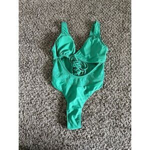 NWOT Peddney Green‎ One Piece Swimsuit Size Small